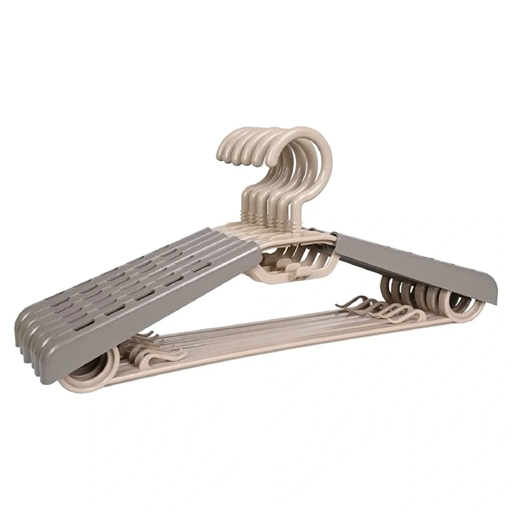 BONDREAM Expandable Hangers Heavy Duty Space Saving Set of Six